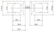 画像2: SHOWA,ユーシンショウワ IS-Y02　鍵交換用ノブ　WEST　801　玉座セット (2)