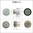 画像5: エージェント　LS5-BH,LSP/TE0　シルバー色　MWIA BH,LSP/TE0　2個同一1セット鍵交換用シリンダー (5)