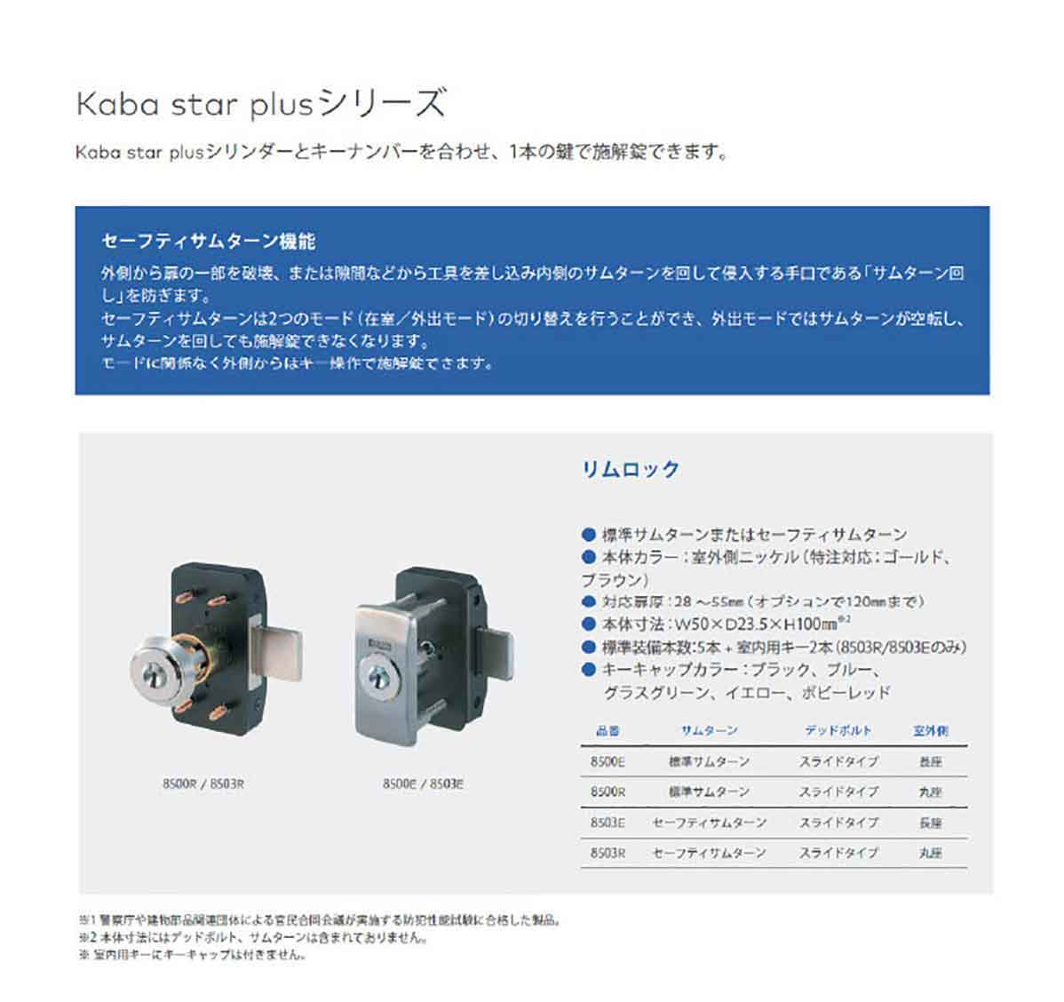 Kaba star plus, カバスタープラス【鍵と防犯グッズの卸売りセンター 