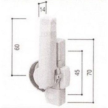 LIXIL HAL-25D8/KJK-1 ケース販売【40枚/ケース】 二丁屏風曲（8mm厚