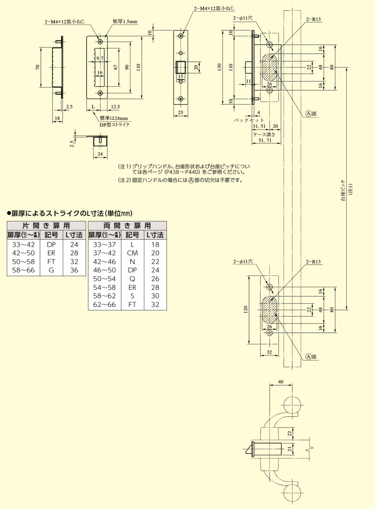 美和ロック,MIWA PPLT6070Aプッシュプル錠が卸売